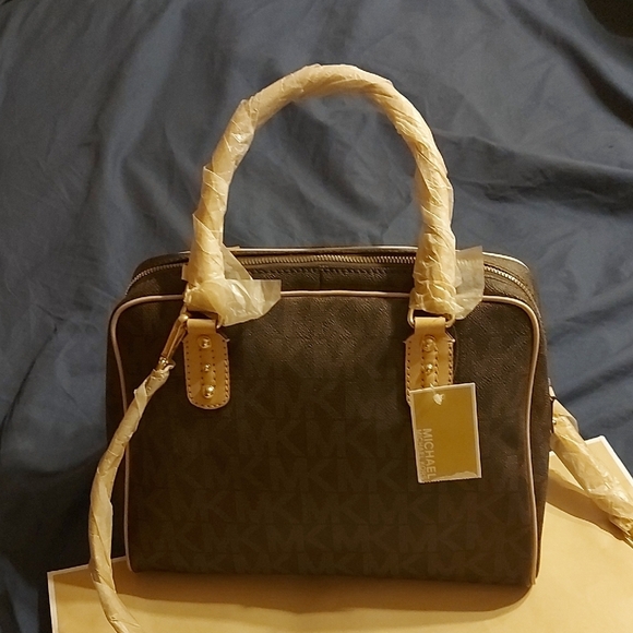 Michael Kors Brown Satchel-Large - Picture 3 of 15